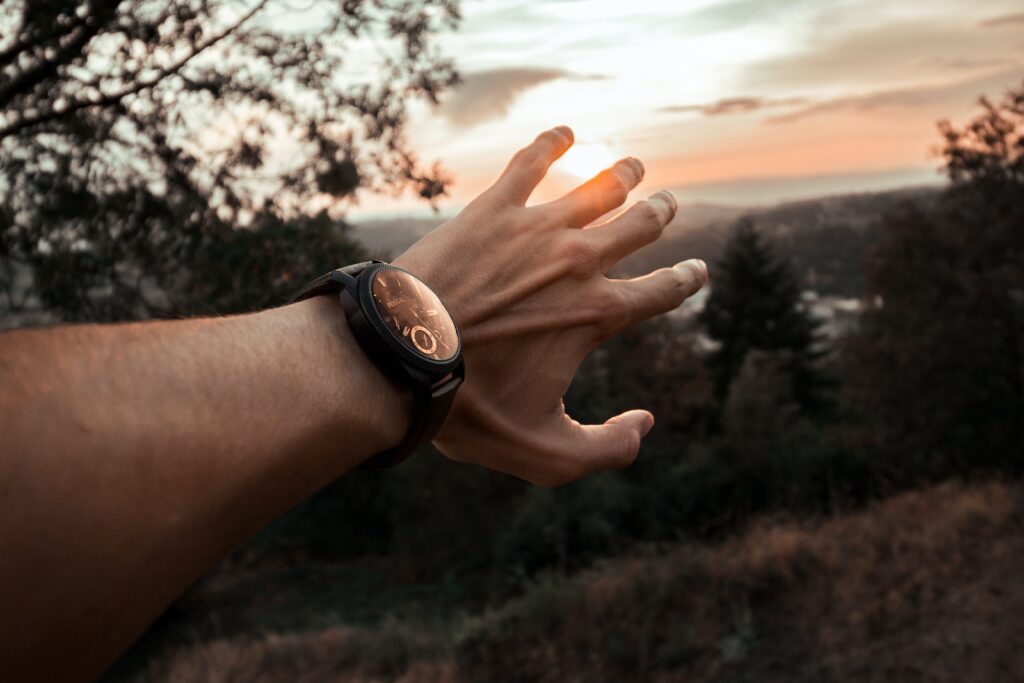 Luxium Crusader Watch in the great outdoors
