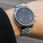 Michael Kors smartwatch on wrist